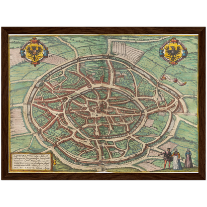 Historical city map  Test product horizontal 3 sizes