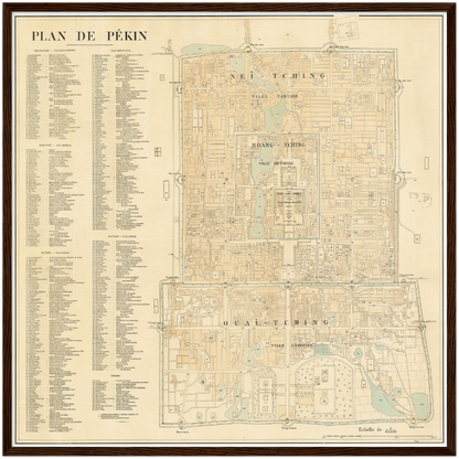 Historical city map  Test product horizontal 3 sizes