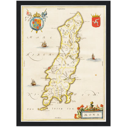 Historical city map  Test product horizontal 3 sizes