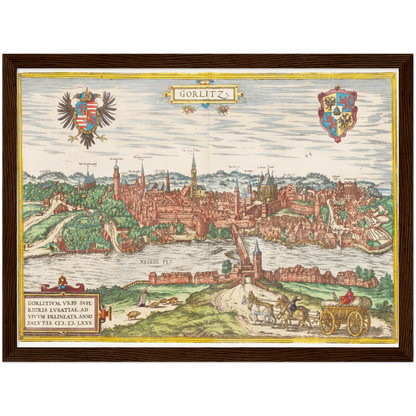 Historical city map  Test product horizontal 3 sizes