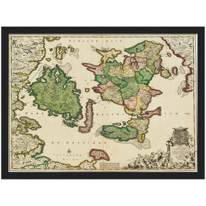 Historical city map  Test product horizontal 3 sizes