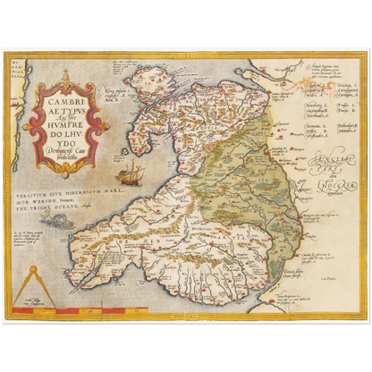 Historical city map  Test product horizontal 3 sizes