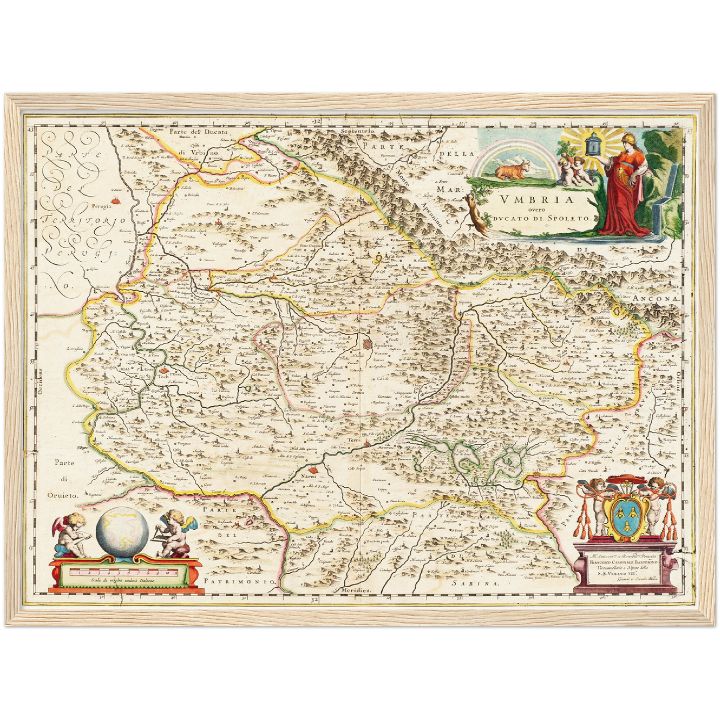 Historical city map  Test product horizontal 3 sizes