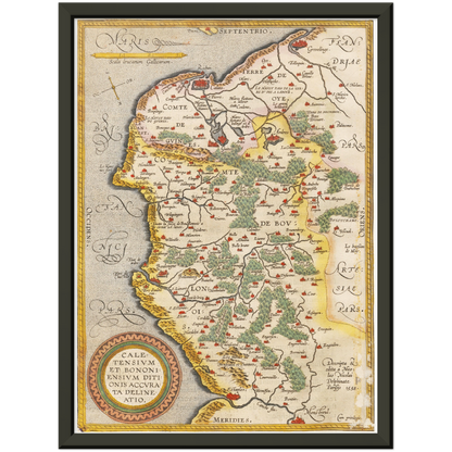 Historical city map  Test product horizontal 3 sizes