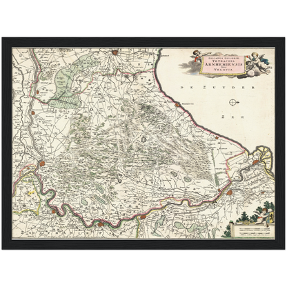 Historical city map  Test product horizontal 3 sizes