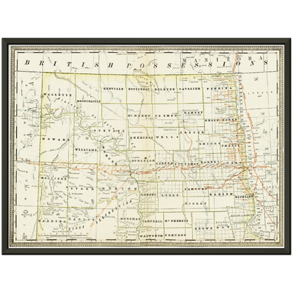 Historical city map  Test product horizontal 3 sizes