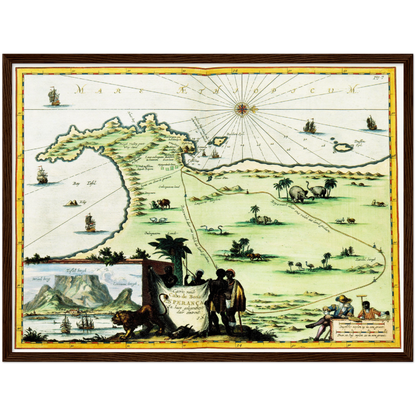 Historical city map  Test product horizontal 3 sizes