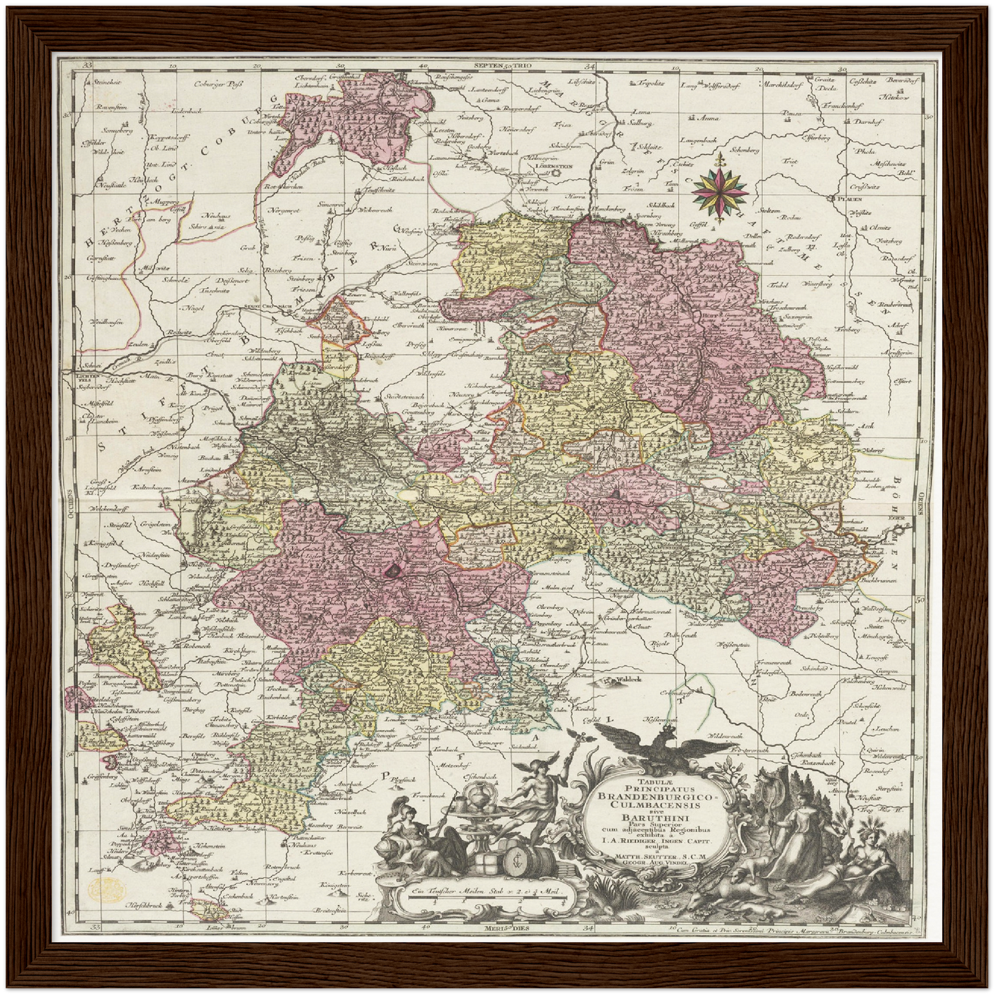 Historical city map  Test product horizontal 3 sizes