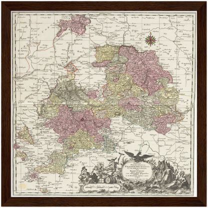 Historical city map  Test product horizontal 3 sizes