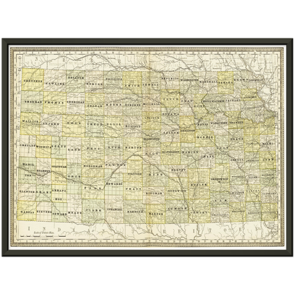Historical city map  Test product horizontal 3 sizes