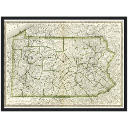 Historical city map  Test product horizontal 3 sizes