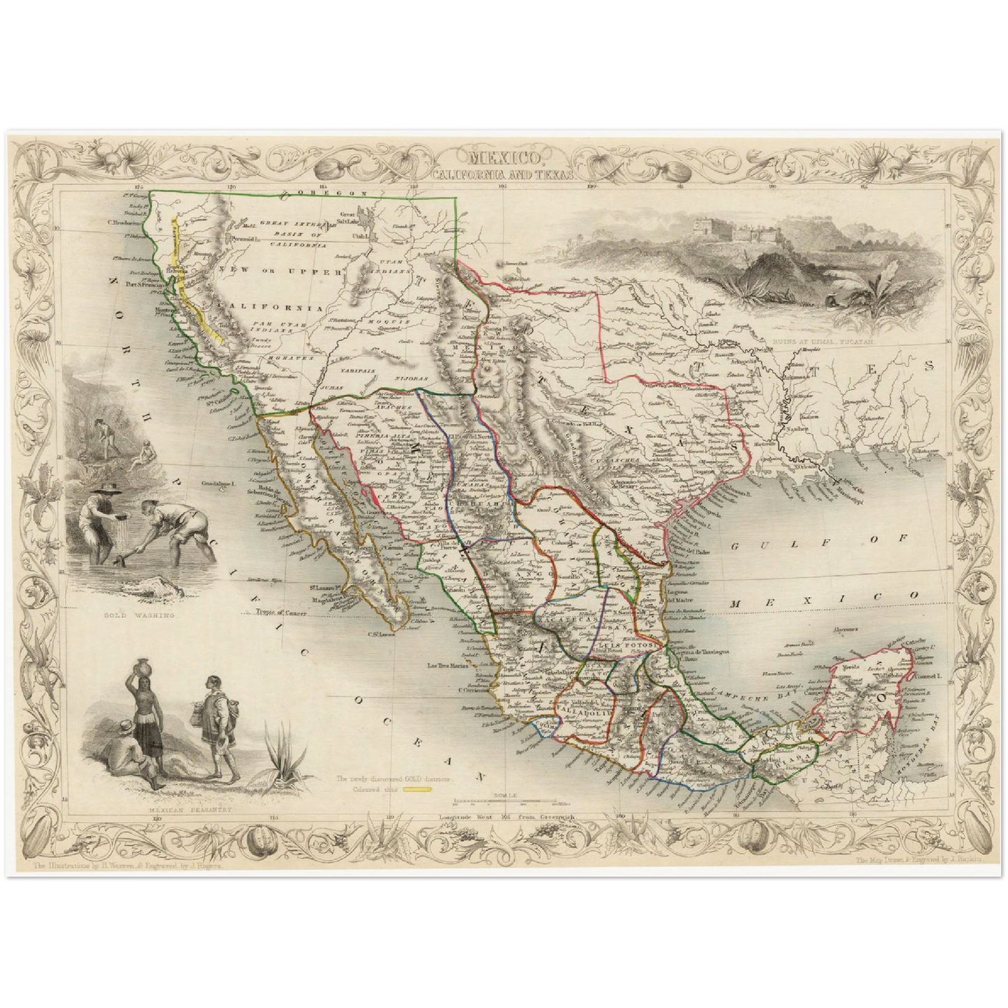 Mexiko um 1850