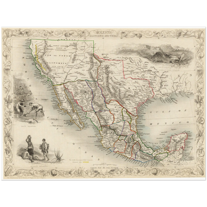 Mexiko um 1850
