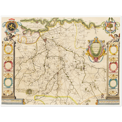 Historical city map  Test product horizontal 3 sizes