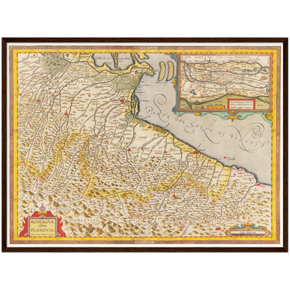 Historical city map  Test product horizontal 3 sizes