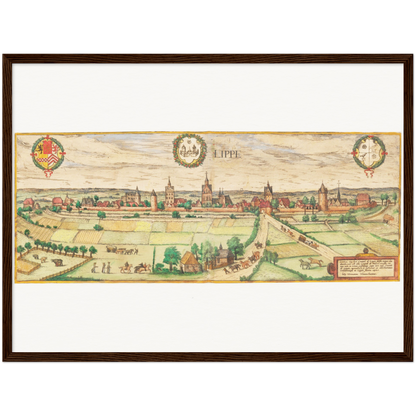 Historical city map  Test product horizontal 3 sizes