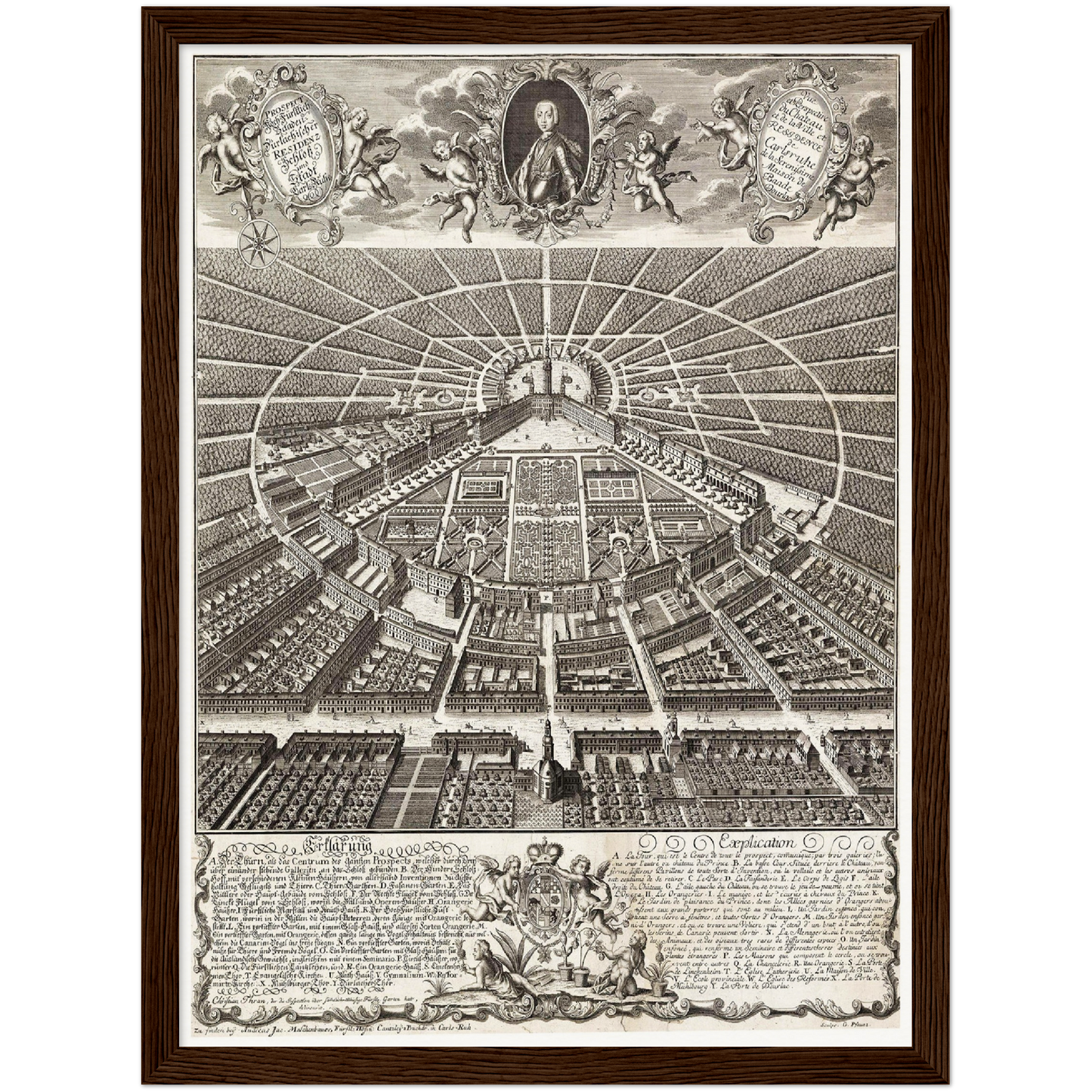 Historical city map  Test product horizontal 3 sizes