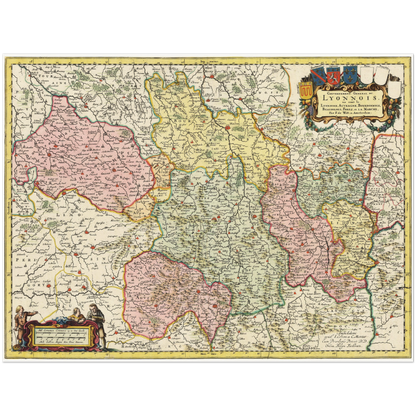 Historical city map  Test product horizontal 3 sizes