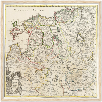 Historical city map  Test product horizontal 3 sizes