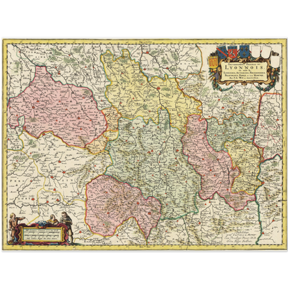 Historical city map  Test product horizontal 3 sizes