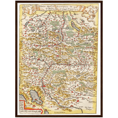 Historical city map  Test product horizontal 3 sizes