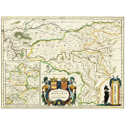 Historical city map  Test product horizontal 3 sizes