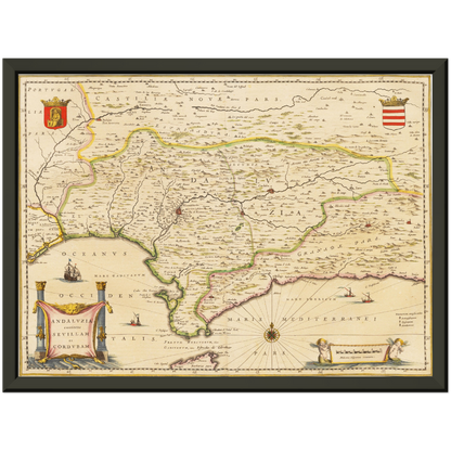 Historical city map  Test product horizontal 3 sizes