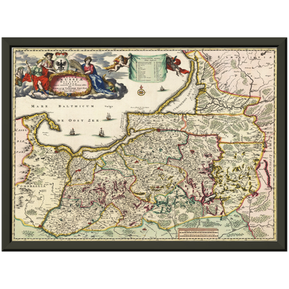 Historical city map  Test product horizontal 3 sizes