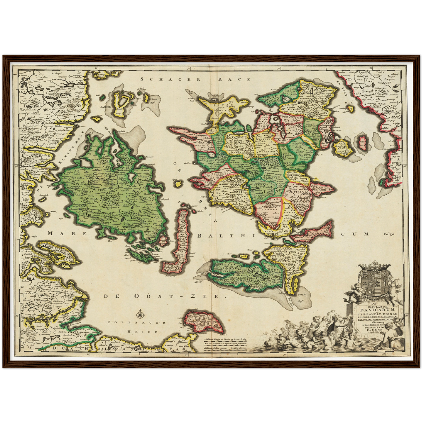 Historical city map  Test product horizontal 3 sizes