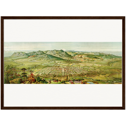 Historical city map  Test product horizontal 3 sizes