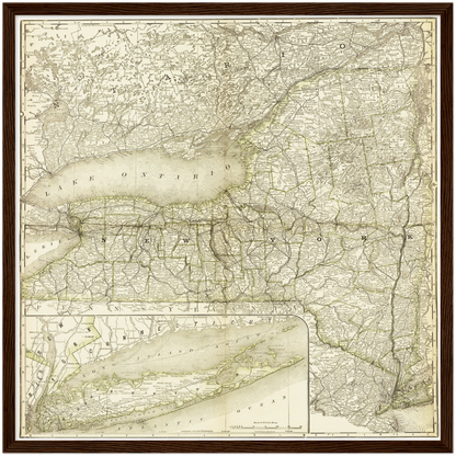 Historical city map  Test product horizontal 3 sizes
