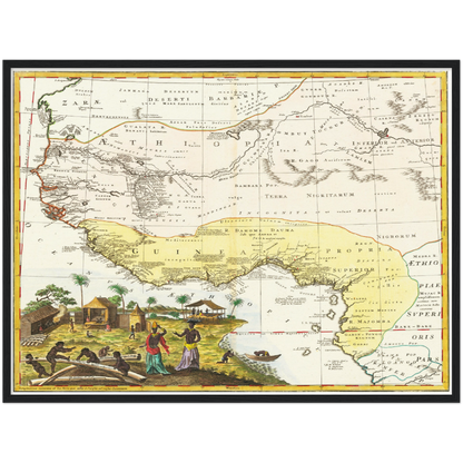 Historical city map  Test product horizontal 3 sizes