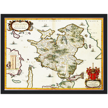 Historical city map  Test product horizontal 3 sizes