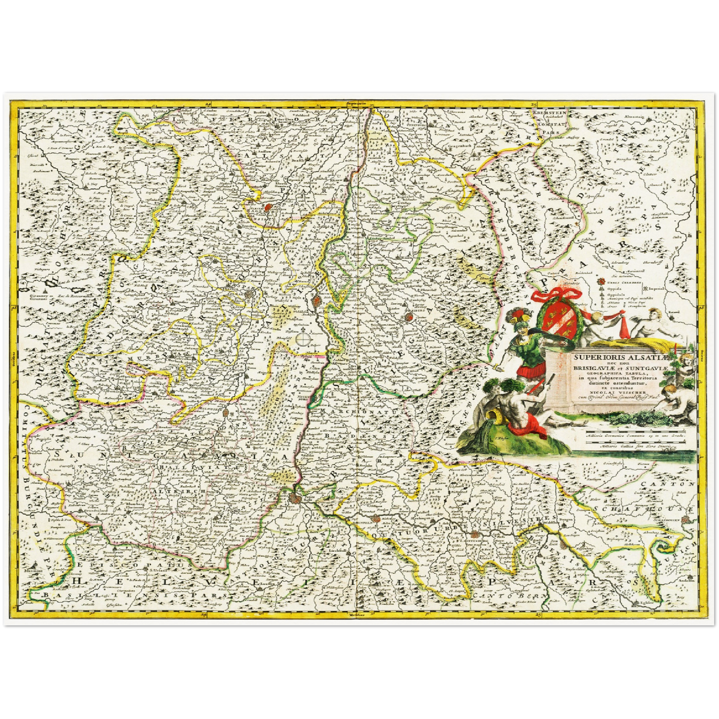 Historical city map  Test product horizontal 3 sizes