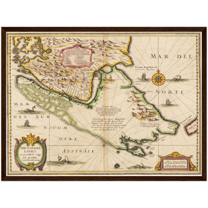 Historical city map  Test product horizontal 3 sizes