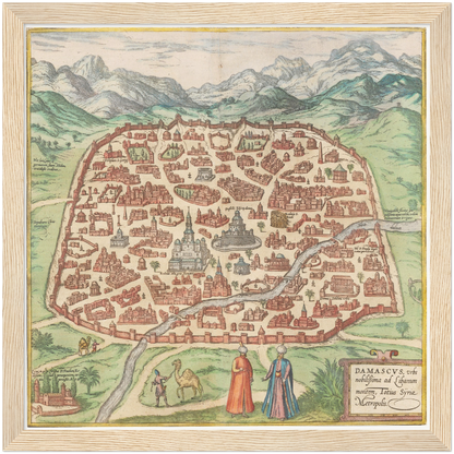 Historical city map  Test product horizontal 3 sizes