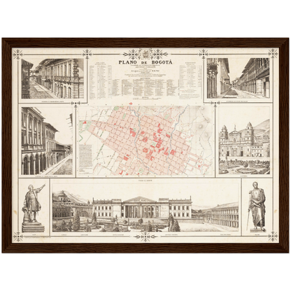 Historical city map  Test product horizontal 3 sizes