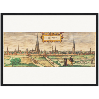 Historical city map  Test product horizontal 3 sizes