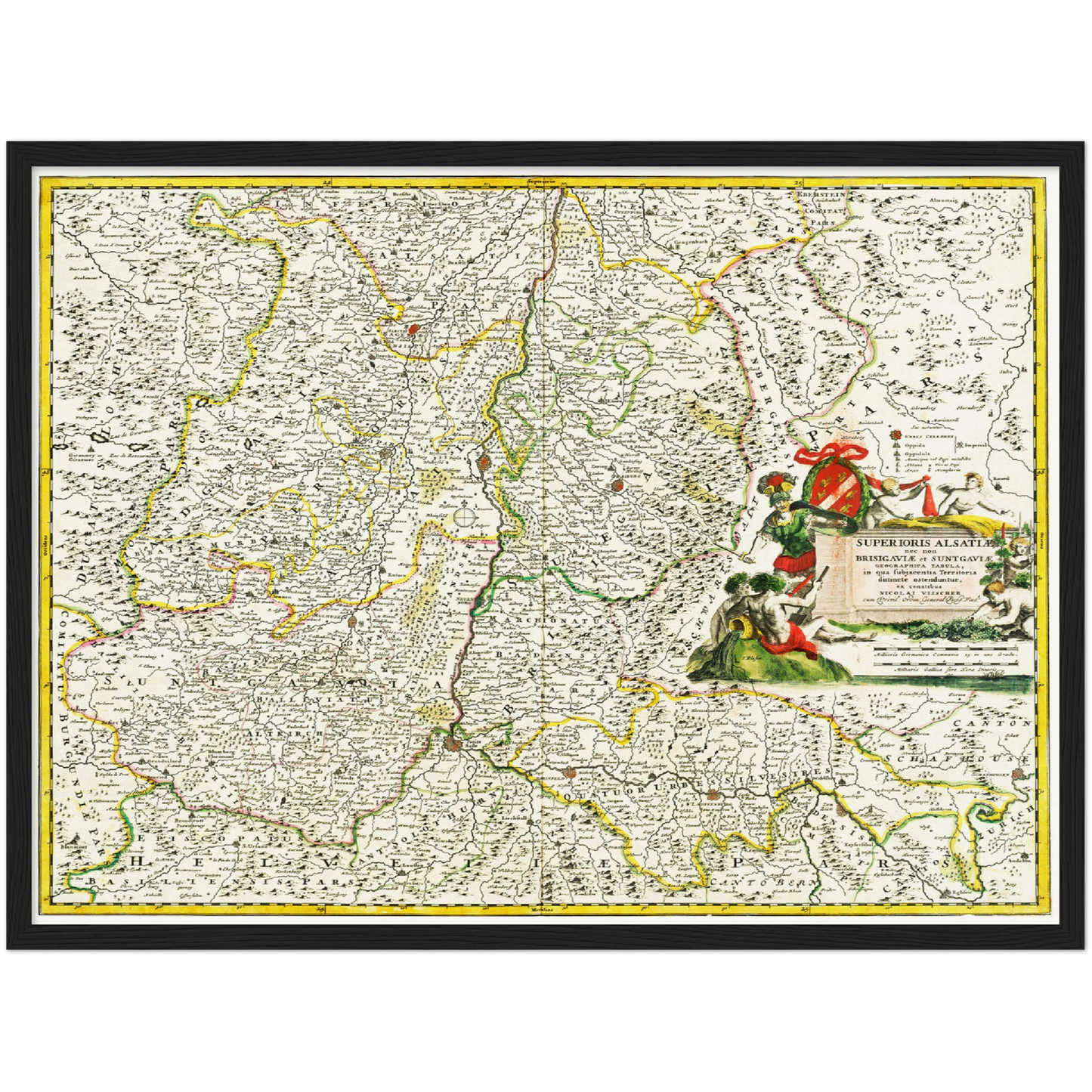 Historical city map  Test product horizontal 3 sizes