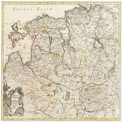 Historical city map  Test product horizontal 3 sizes