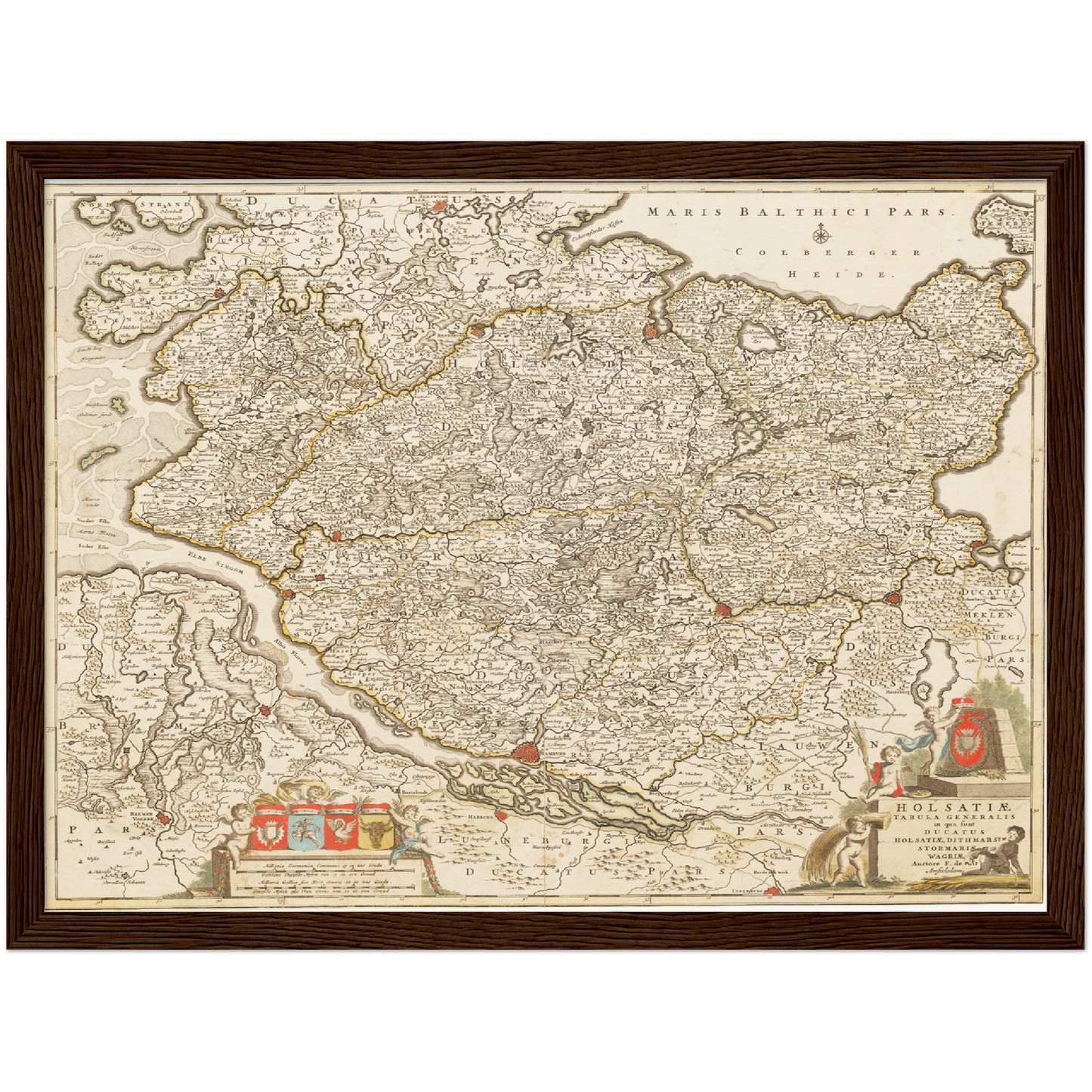Historical city map  Test product horizontal 3 sizes