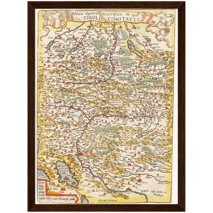 Historical city map  Test product horizontal 3 sizes