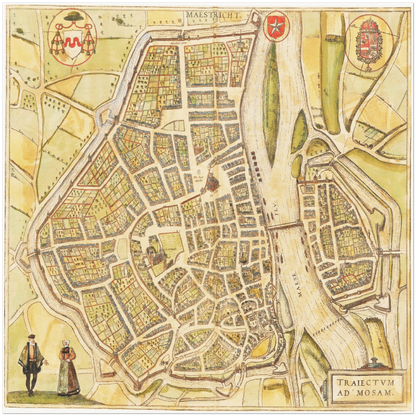 Historical city map  Test product horizontal 3 sizes