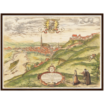 Historical city map  Test product horizontal 3 sizes