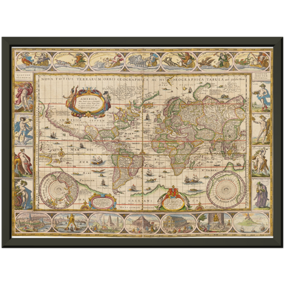 Historical city map  Test product horizontal 3 sizes