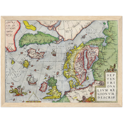 Historical city map  Test product horizontal 3 sizes