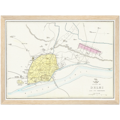 Historical city map  Test product horizontal 3 sizes