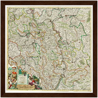 Historical city map  Test product horizontal 3 sizes