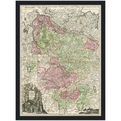 Historical city map  Test product horizontal 3 sizes