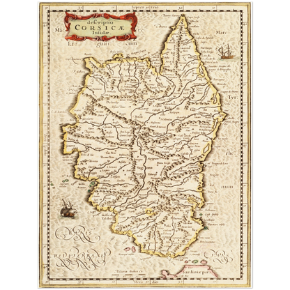 Historical city map  Test product horizontal 3 sizes